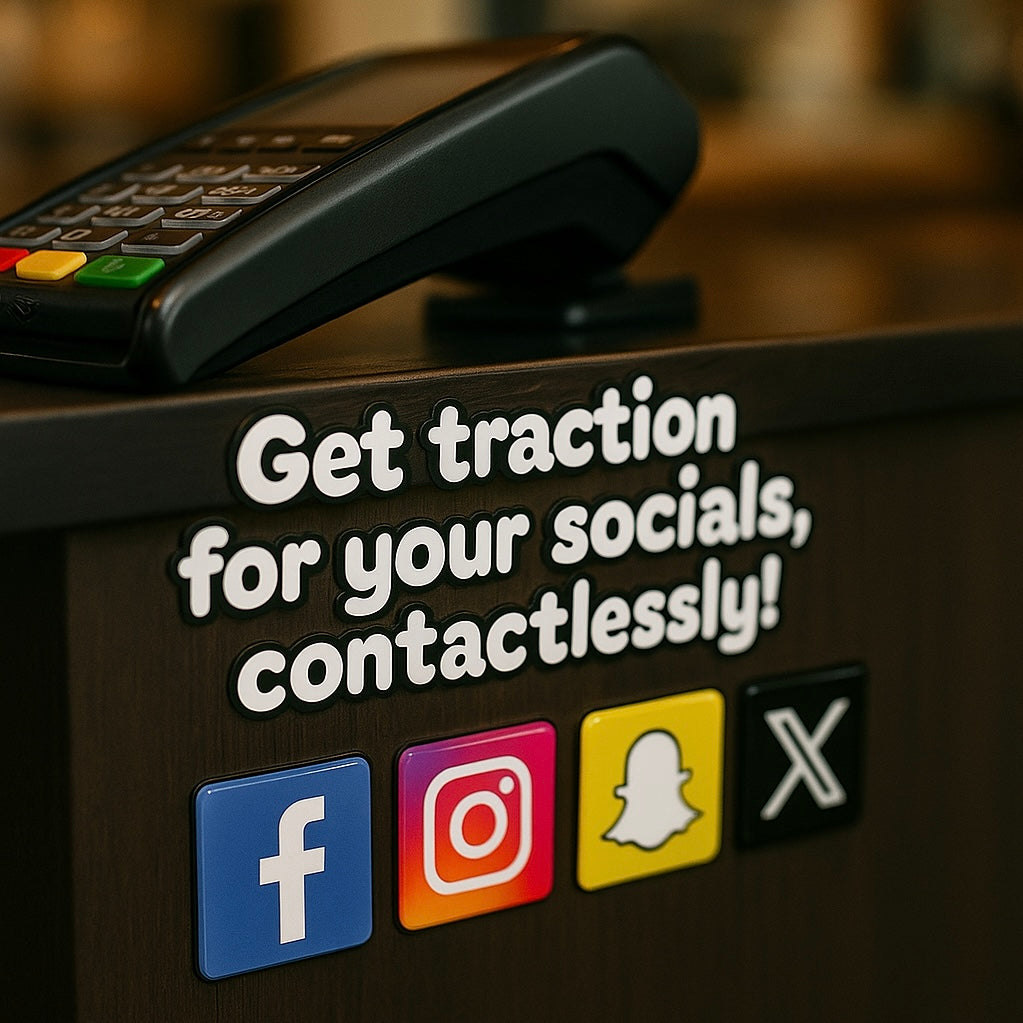 Social Connect Pack (4x Stickers)