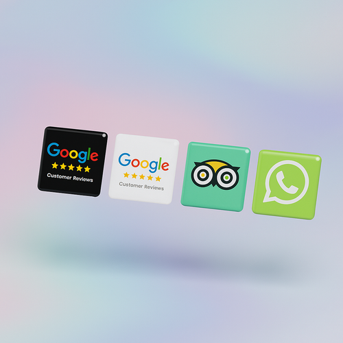 Review Boost Pack (4x Stickers)